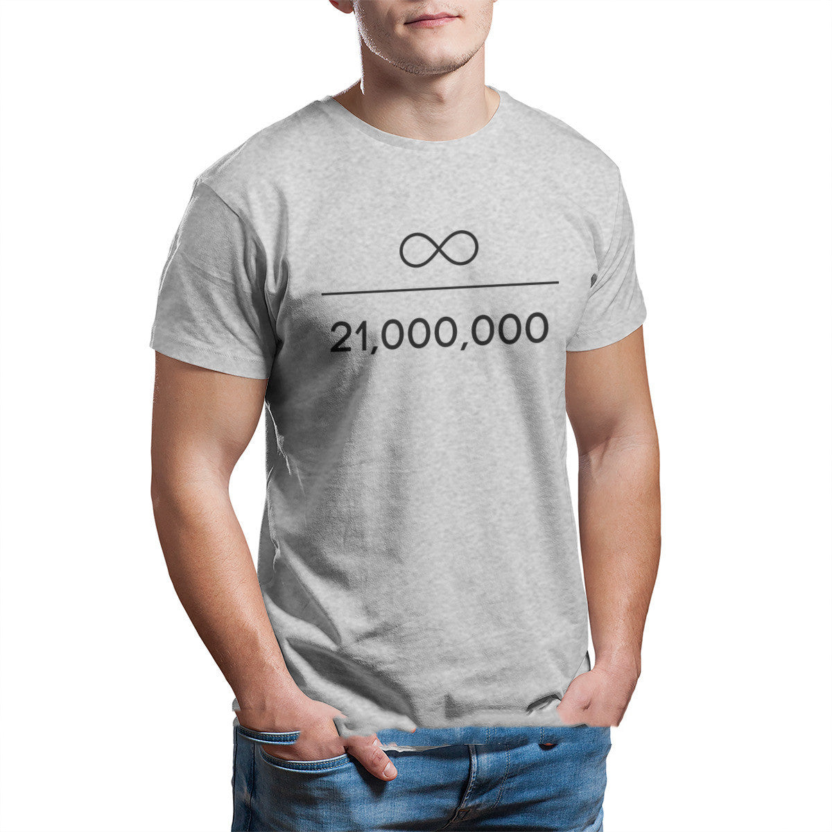 Bitcoin BTC Infinity Logo Vintage TShirt