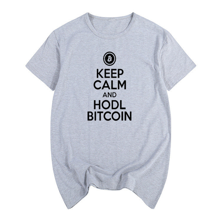 Keep Calm and Hodl Bitcoin T-shirt for men and women