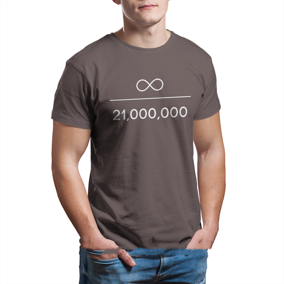 Bitcoin BTC Infinity Logo Vintage TShirt