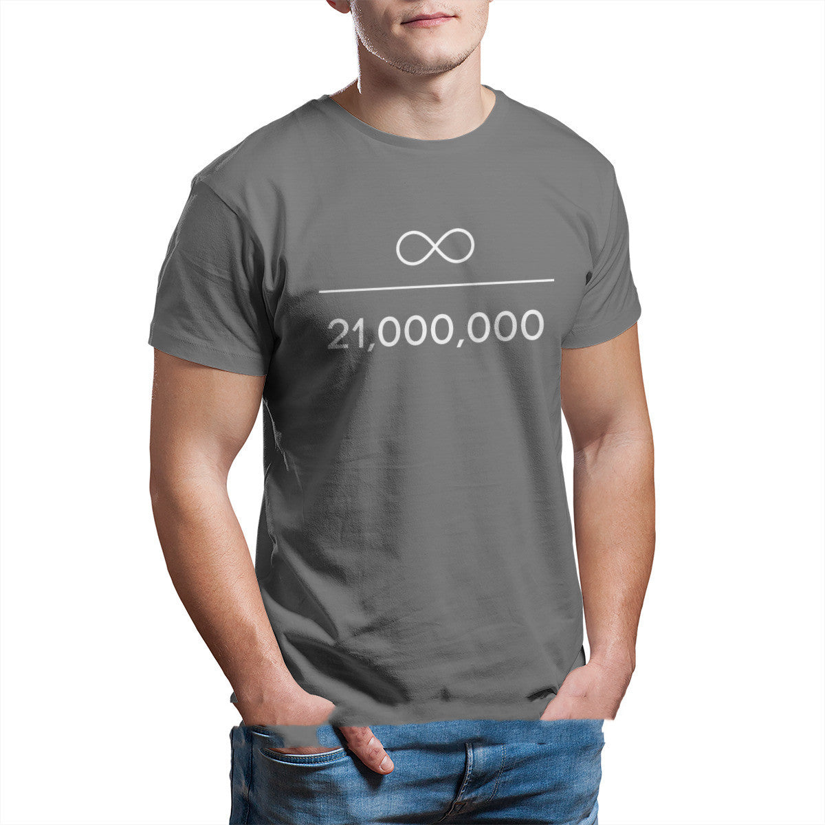 Bitcoin BTC Infinity Logo Vintage TShirt